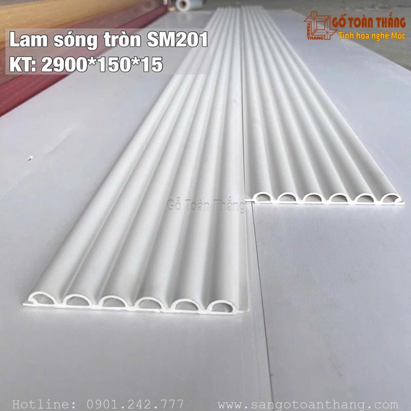 Lam sóng tròn màu trắng SM201 1 Lam sóng tròn màu trắng SM201