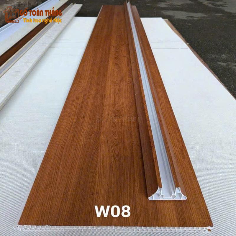 Vách ngăn 2 mặt vân gỗ W08 1 Vách ngăn 2 mặt vân gỗ W08