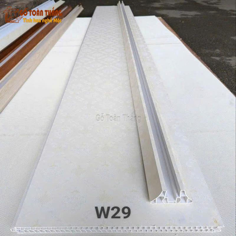 Vách ngăn 2 mặt vân vải vàng W29 1 Vách ngăn 2 mặt vân vải vàng W29