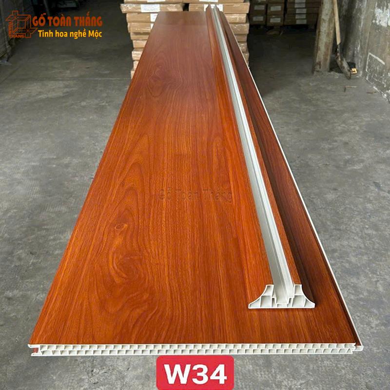 Vách ngăn 2 mặt vân gỗ W34 1 Vách ngăn 2 mặt vân gỗ W34