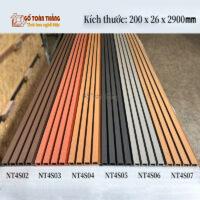 Lam 4 sóng gỗ nhựa ngoài trời giá rẻ