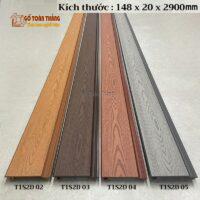 Tấm ốp gỗ nhựa ngoài trời giá rẻ vân 2D