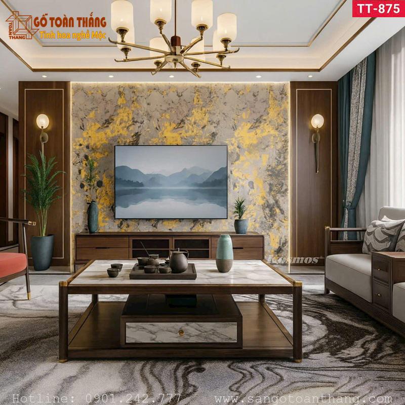 Tấm than tre vân đá thạch anh ánh vàng TT-875 2 Tấm than tre vân đá thạch anh ánh vàng TT-875 - Ảnh 2