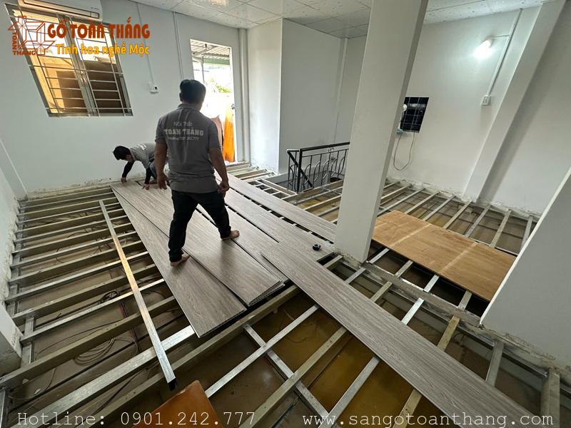 Sàn nhựa chịu lực Kosmos có nhiều màu sắc vân gỗ đẹp