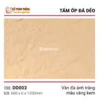 Tấm đá dẻo vân đá ánh trăng DD003 vàng kem