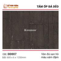 Tấm đá dẻo bề mặt vân đá san hô DD007 xám đậm