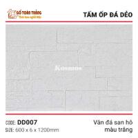 Tấm đá dẻo bề mặt vân đá san hô DD007 trắng
