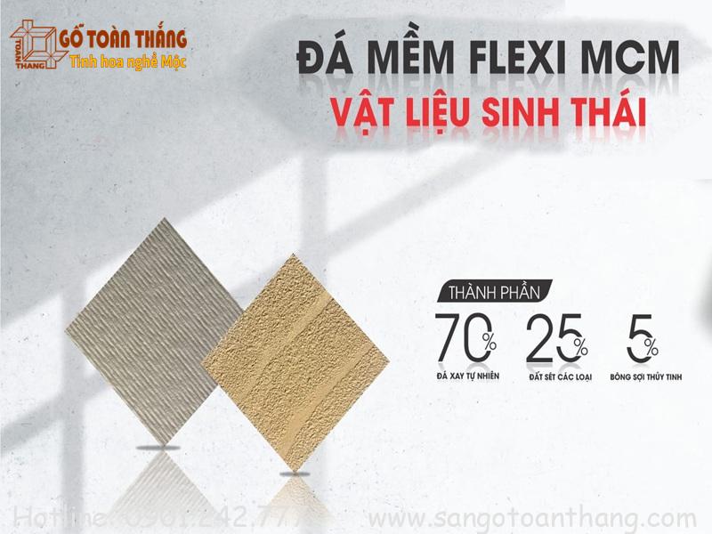 Cấu tạo của Tấm ốp đá dẻo trên thị trường hiện nay