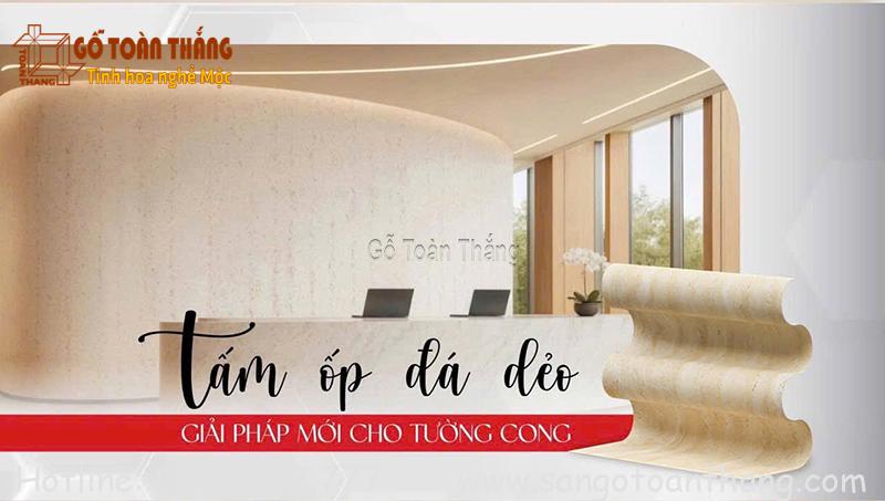 Tấm ốp đá dẻo Kosmos đang trở thành thương hiệu hàng đầu trên thị trường