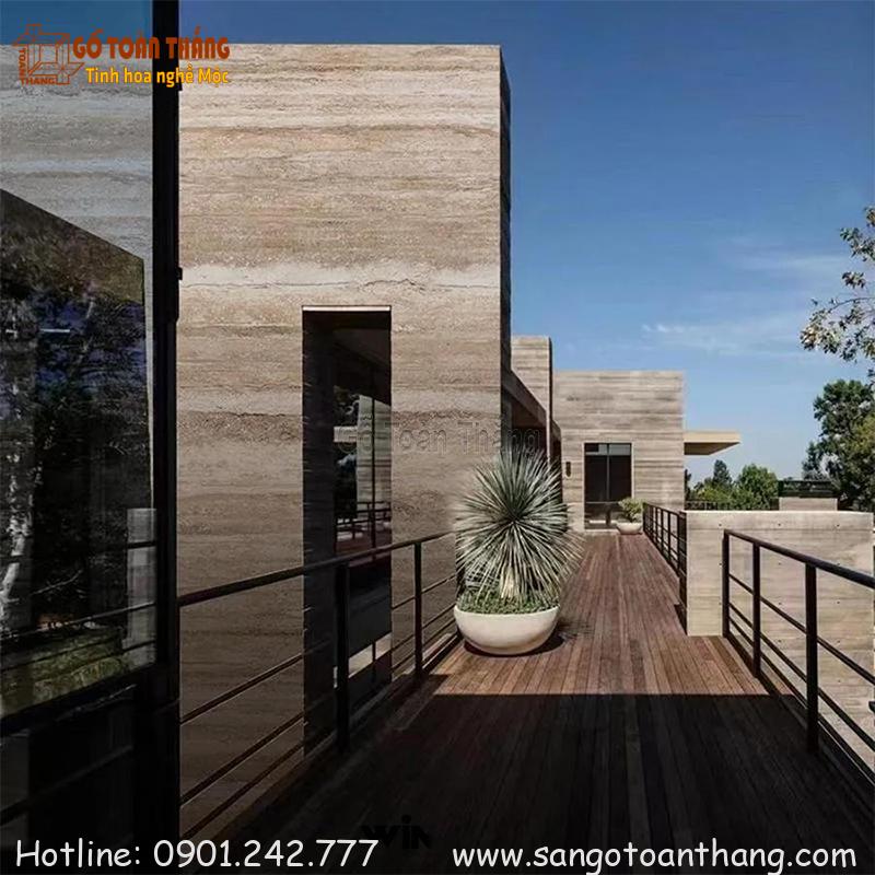 Tấm ốp đá dẻo Kosmos lý tưởng khi việc ốp ngoại thất