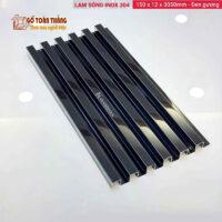 Lam sóng inox 304 đen gương