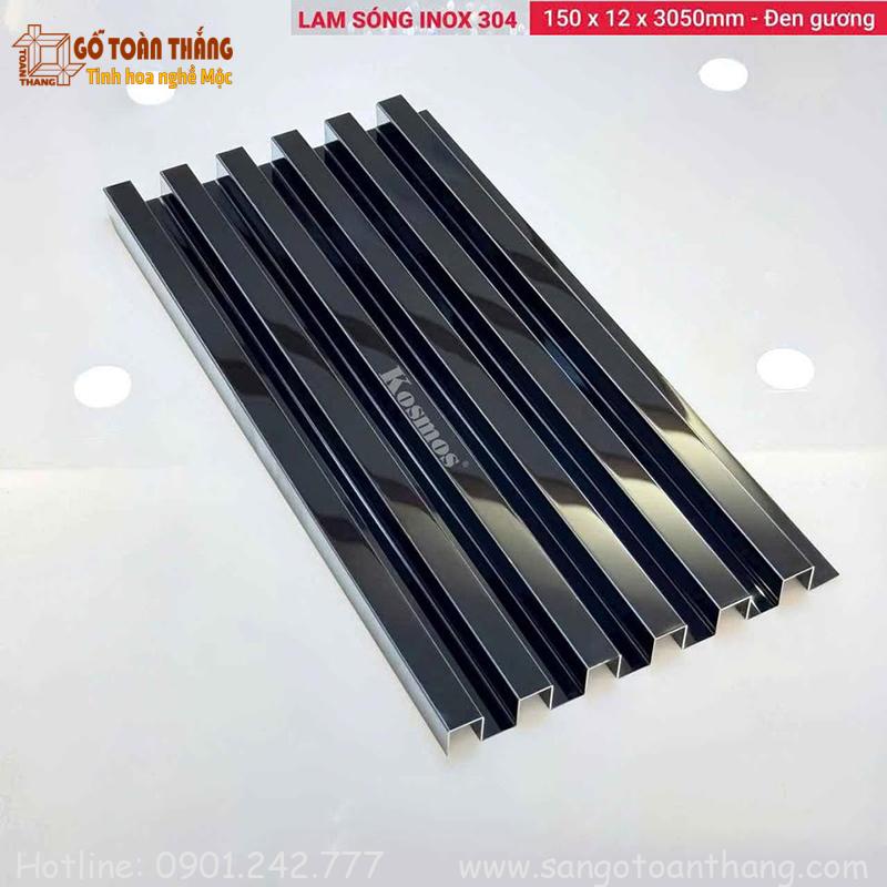 Lam sóng inox 304 đen gương 1 Lam sóng inox 304 đen gương