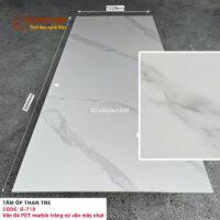 Tấm than tre Galawood 8mm trắng vân đá G-710
