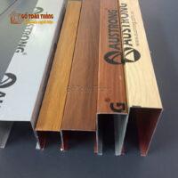 Trần nhôm thả U50x100 3