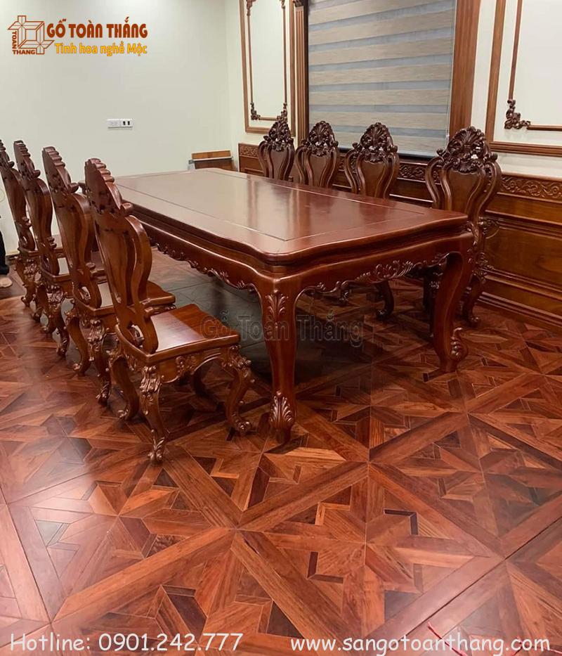 Sàn gỗ hoa văn Hương Lào tạo tính sang trọng đẳng cấp