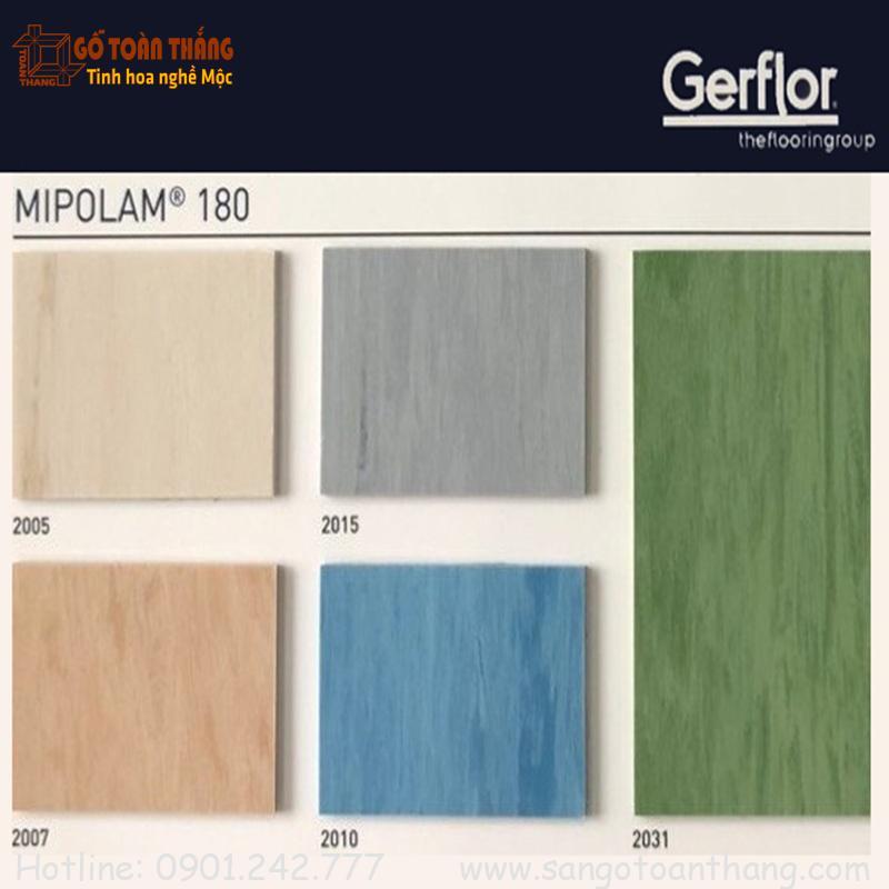 Sàn vinyl cuộn 2mm Gerflor Mipolam 180 1 Sàn vinyl cuộn 2mm Gerflor Mipolam 180