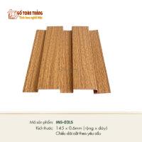 Tấm lam 2 sóng nhôm vân gỗ Sồi MG-02LS