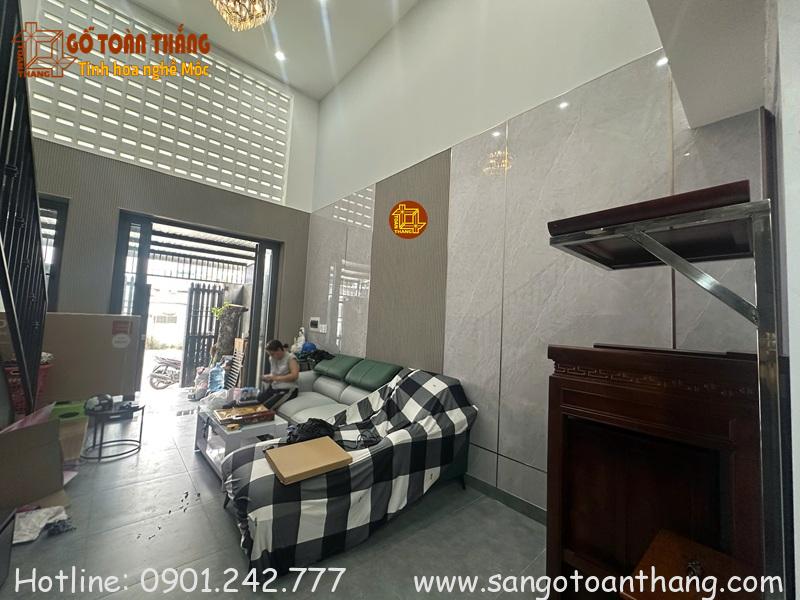 Tấm ốp than tre PET TT-844 được ứng dụng rộng rãi trong nhiều hạng mục nội thất Tấm ốp than tre PET TT-844 được ứng dụng rộng rãi trong nhiều hạng mục nội thất