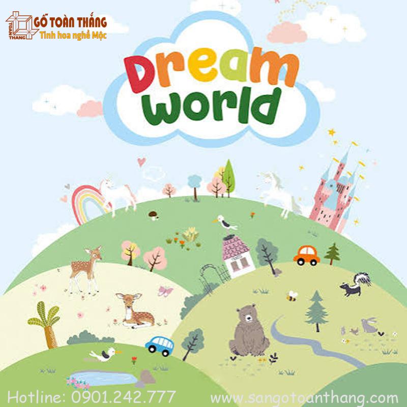 Giấy dán tường DREAM WORLD Hàn Quốc 1 Giấy dán tường DREAM WORLD Hàn Quốc