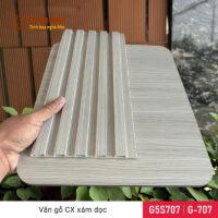 Lam 5 sóng than tre Galawood vân gỗ xám dọc G5S-707