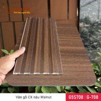 Lam 5 sóng than tre Galawood màu Walnut G5S-708