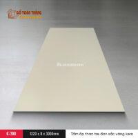 Tấm than tre Galawood 8mm màu vàng kem G-700