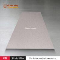 Tấm than tre Galawood 8mm vân vải canvas xám G-704