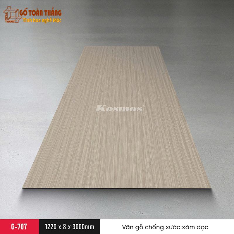 Tấm than tre Galawood 8mm vân gỗ xám dọc G-707 1 Tấm than tre Galawood 8mm vân gỗ xám dọc G-707