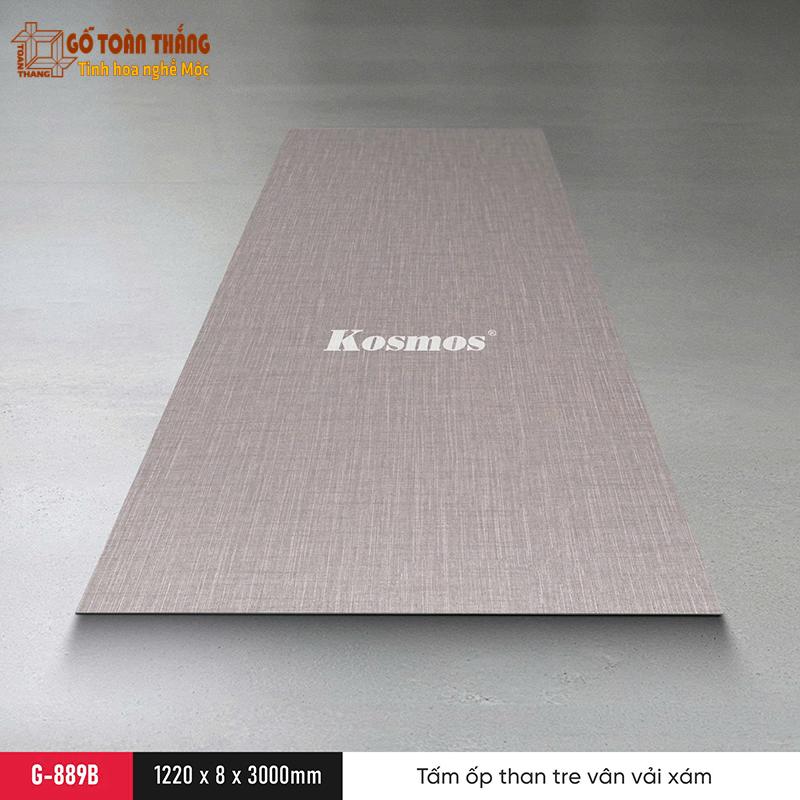 Tấm than tre Galawood 8mm vân vải xám G-889B 1 Tấm than tre Galawood 8mm vân vải xám G-889B