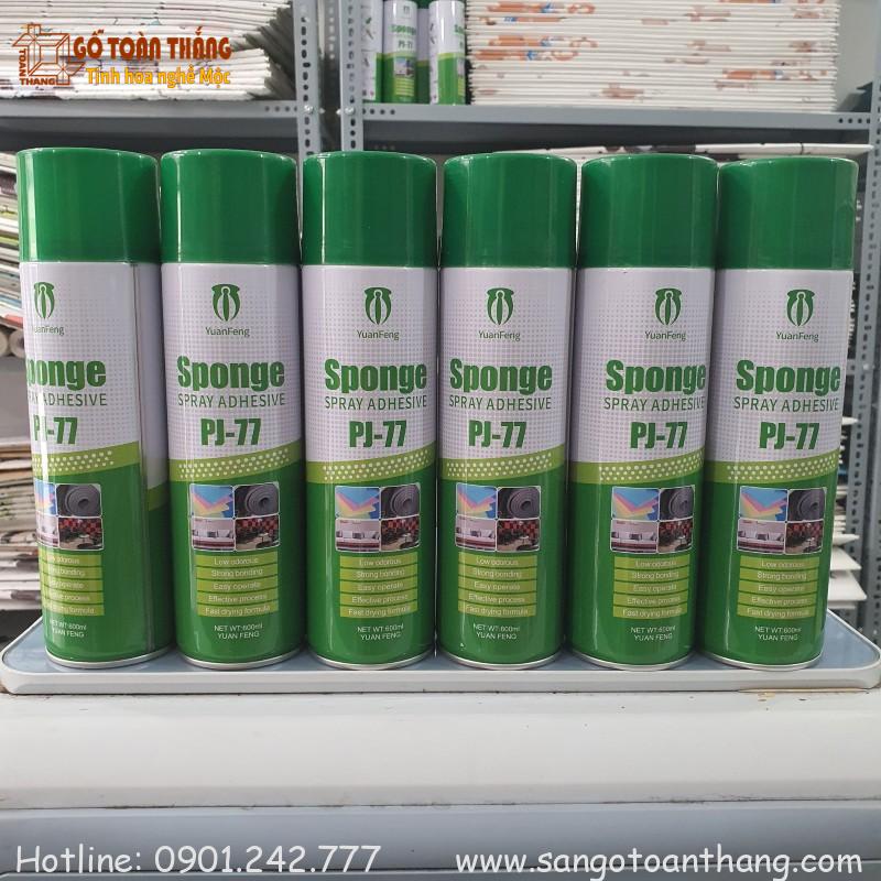 Keo xịt đa năng PJ77 giúp vật liệu bám chắc trên tường nhà Keo xịt đa năng PJ77 giúp vật liệu bám chắc trên tường nhà