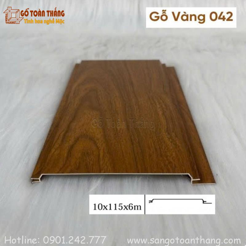 Tấm lam 1 sóng nhôm 10x115x6000mm MS-042