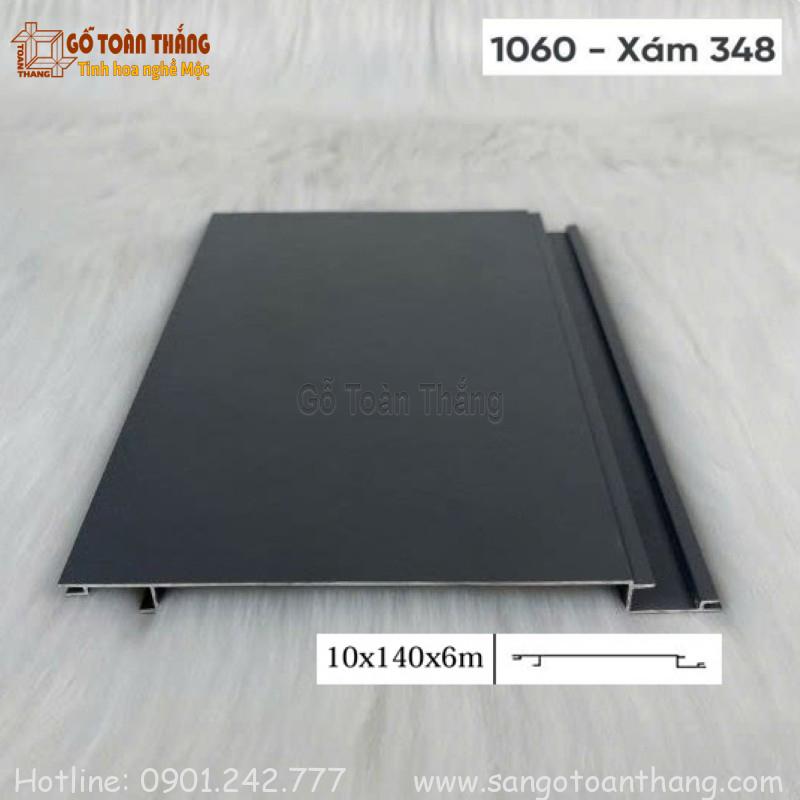 Tấm lam 1 sóng nhôm 10x140x6000mm MS-348