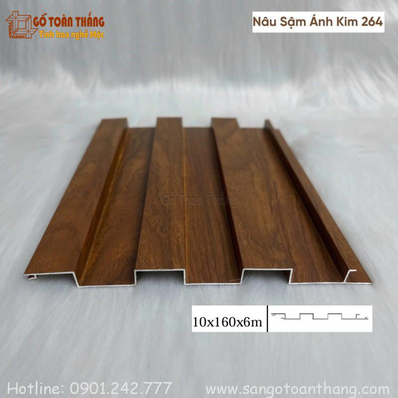 Tấm lam 3 sóng nhôm 10x160x6000mm MS-264