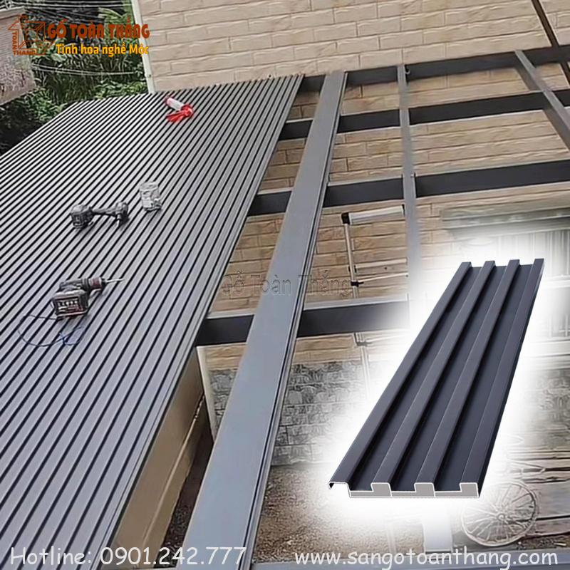 Tấm nhôm sóng lợp mái phù hợp với công trình ngoài trời