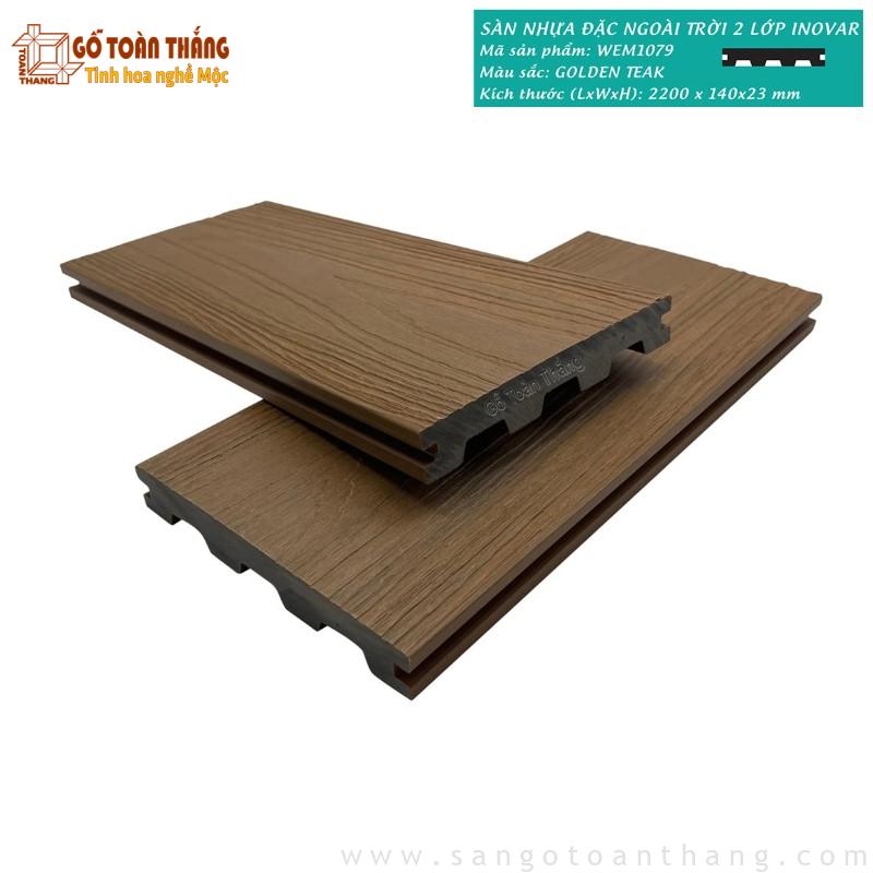 Sàn gỗ ngoài trời 2 lớp lõi đặc Inovar WEM1079 1 Sàn gỗ ngoài trời 2 lớp lõi đặc Inovar WEM1079