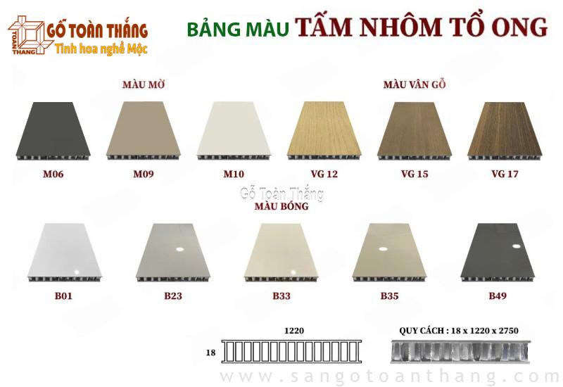 Trần nhôm tổ ong có nhiều màu sắc đẹp Trần nhôm tổ ong có nhiều màu sắc đẹp