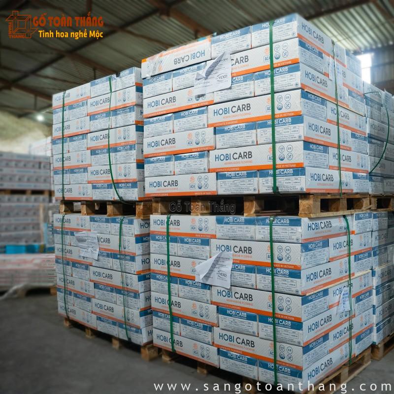Sàn gỗ xương cá Hobi Carb của Toàn Thắng luôn tồn kho nhiều Sàn gỗ xương cá Hobi Carb của Toàn Thắng luôn tồn kho nhiều
