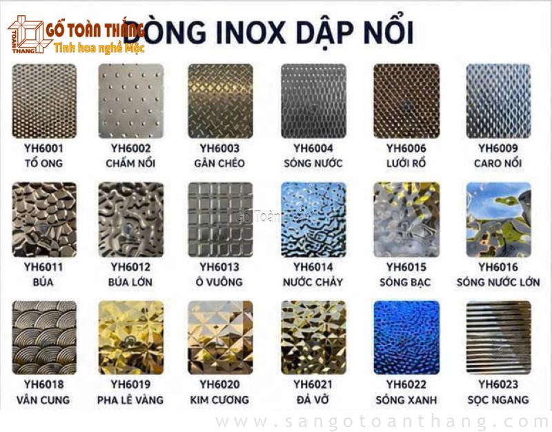 Tấm inox sóng nước 3D: Ưu điểm, Phân loại, Báo giá năm 2026 4 Tấm inox sóng nước có hiệu ứng sóng nước 3D độc đáo