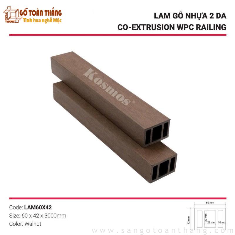 Lam gỗ nhựa 2 da Kosmos Walnut LAM60x42 1 Lam gỗ nhựa 2 da Kosmos Walnut LAM60x42