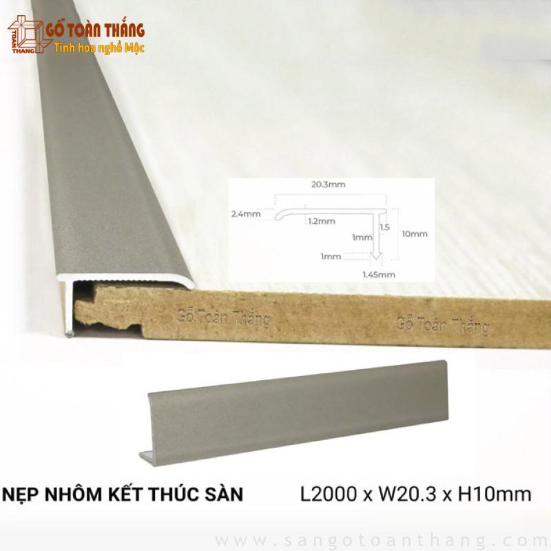Thông số của nẹp kết thúc sàn gỗ An Cường Thông số của nẹp kết thúc sàn gỗ An Cường