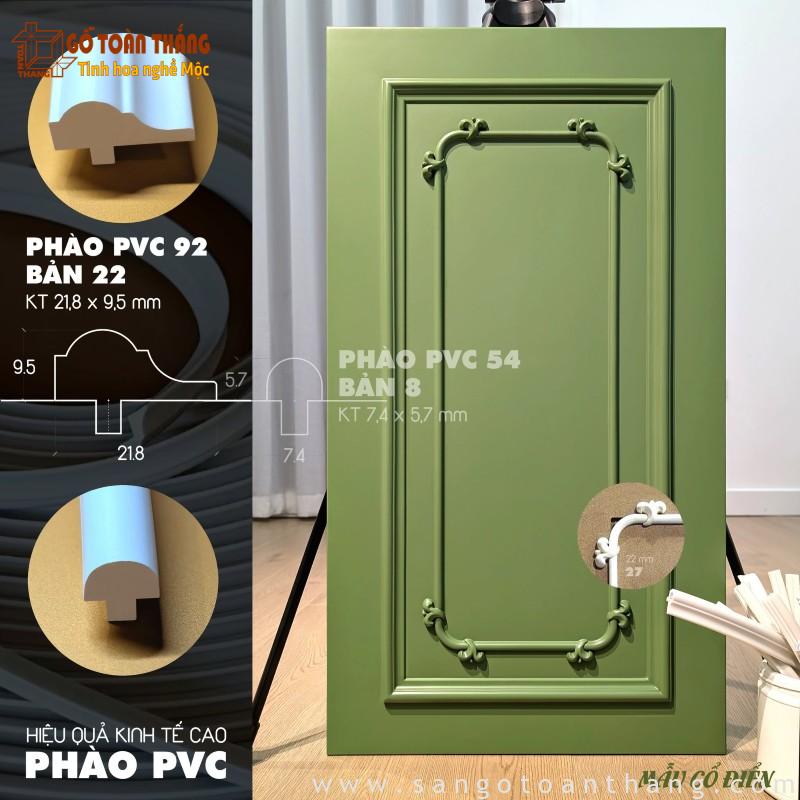 Phào chỉ cánh tủ bếp, tủ áo đẹp, cho nội thất Tân cổ điển 12 Phào chỉ 22mm và 8mm