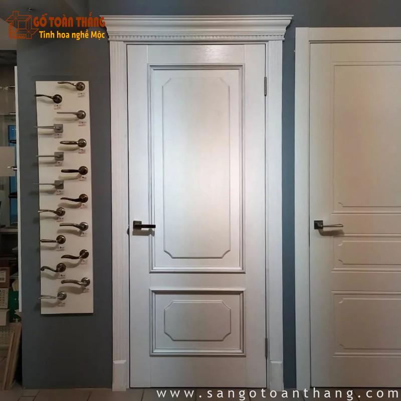 Phào chỉ cánh tủ bếp, tủ áo đẹp, cho nội thất Tân cổ điển 22 Phào chỉ trang trí cho cánh cửa phòng