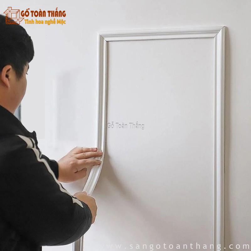 Phào chỉ dẻo: Ưu nhược điểm, ứng dụng, Báo giá năm 2026 11 Phào chỉ nhựa dẻo trang trí tường nhà