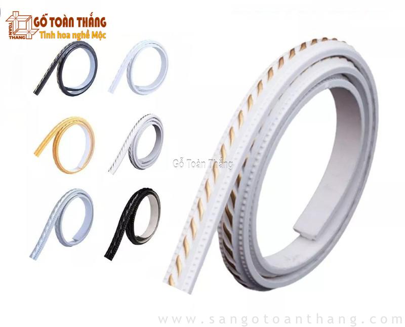 Phào chỉ dẻo: Ưu nhược điểm, ứng dụng, Báo giá năm 2026 14 Phào chỉ dẻo PVC có nhiều mẫu hoa văn