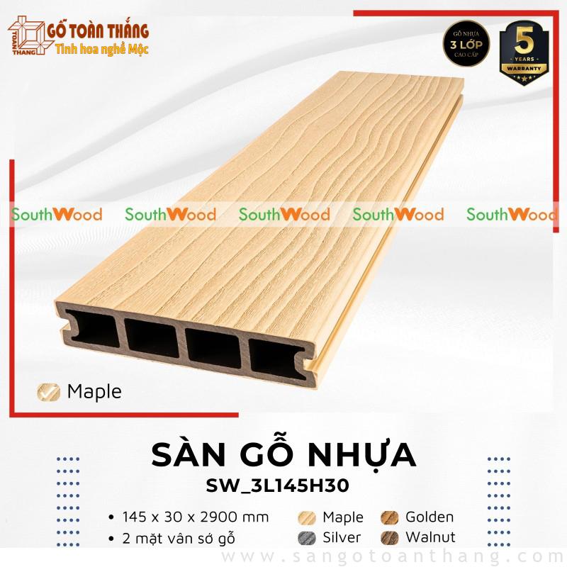 Sàn gỗ nhựa Southwood 3 lớp SW-3L145H30 Maple