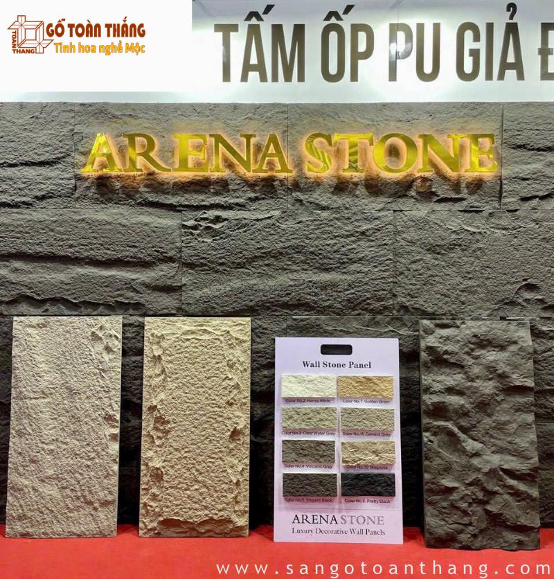 Thương hiệu tấm PU giả đá Arena Stone Thương hiệu tấm PU giả đá Arena Stone