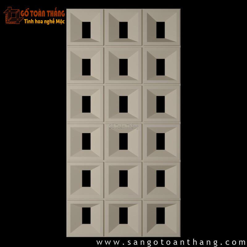 Tấm ốp PU Ô thoáng 600x1200mm D10
